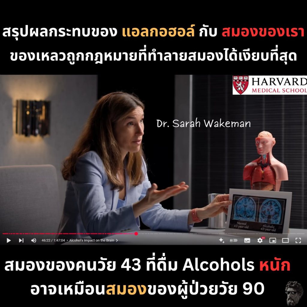 สรุปผลของ แอลกอฮอล์ กับ สมองของเรา ของเหลวถูกกฏหมายที่ทำบายสมองเราได้เงียบที่สุด