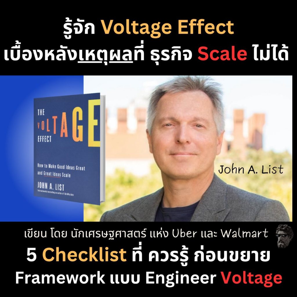 รู้จัก Voltage Effect เบื้องหลังเหตุผลที่ ธุรกิจ Scale&nbsp;ไม่ได้