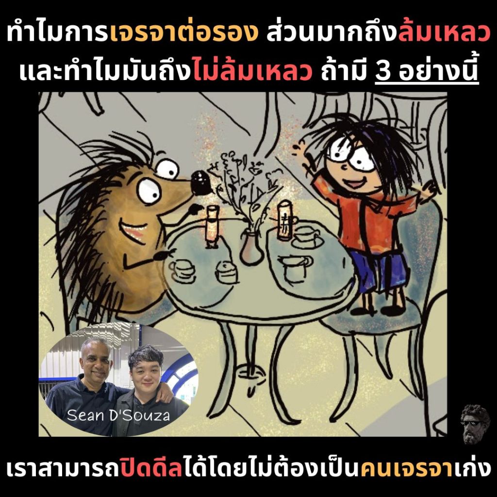 ทำไมการเจรจาต่อรอง ส่วนมากถึงล้มเหลว และทำไมมันถึงไม่ล้มเหลว ถ้ามี 3&nbsp;อย่างนี้