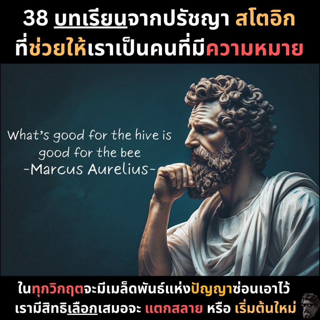 38 บทเรียนจากปรัชญา สโตอิก ที่ช่วยให้เราเป็นคนที่มีความหมาย