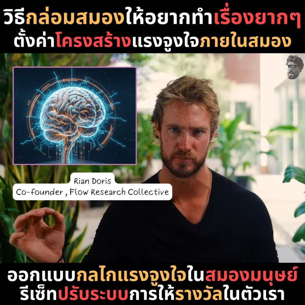 วิธีกล่อมสมองให้อยากทำเรื่องยากๆ ตั้งค่าโครงสร้างแรงจูงใจภายในสมอง