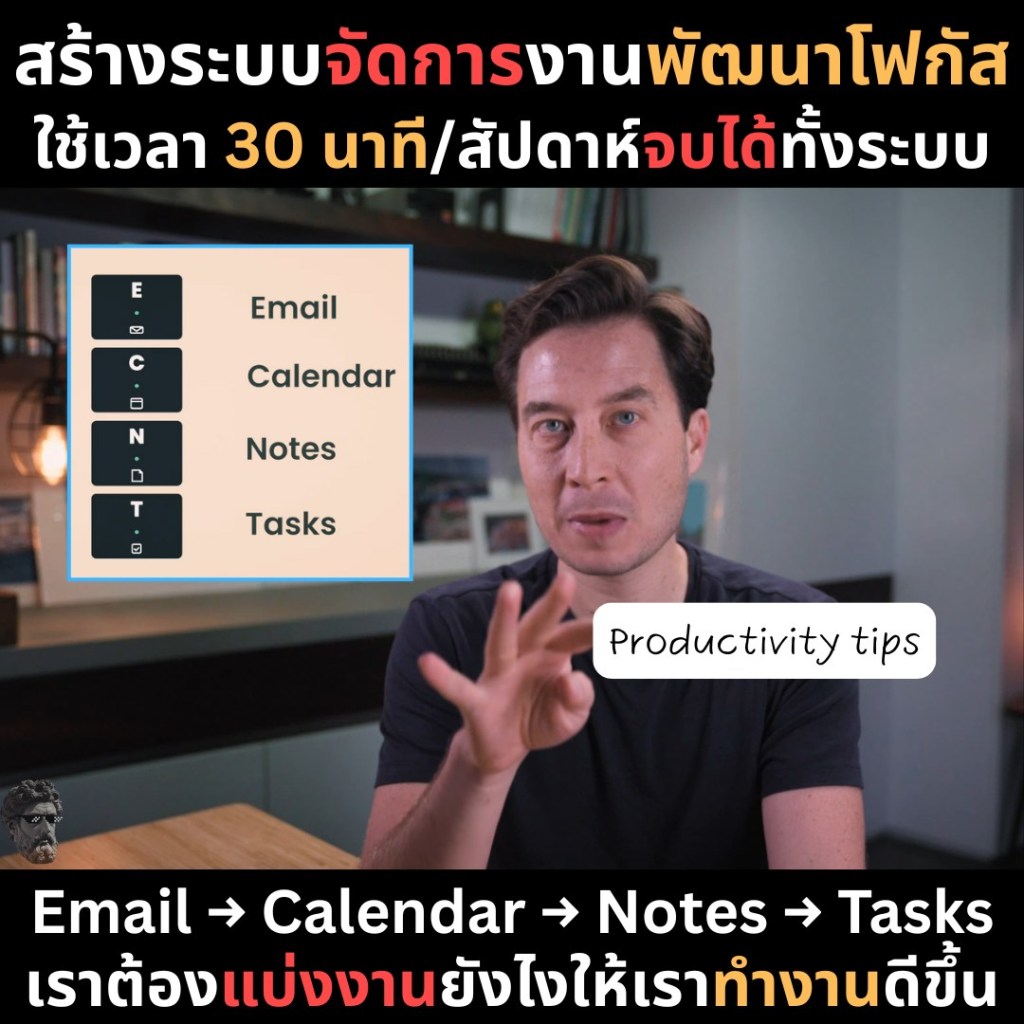 สร้างระบบจัดการงานพัฒนาโฟกัส ใช้เวลา 30 นาที/สัปดาห์จบได้ทั้งระบบ