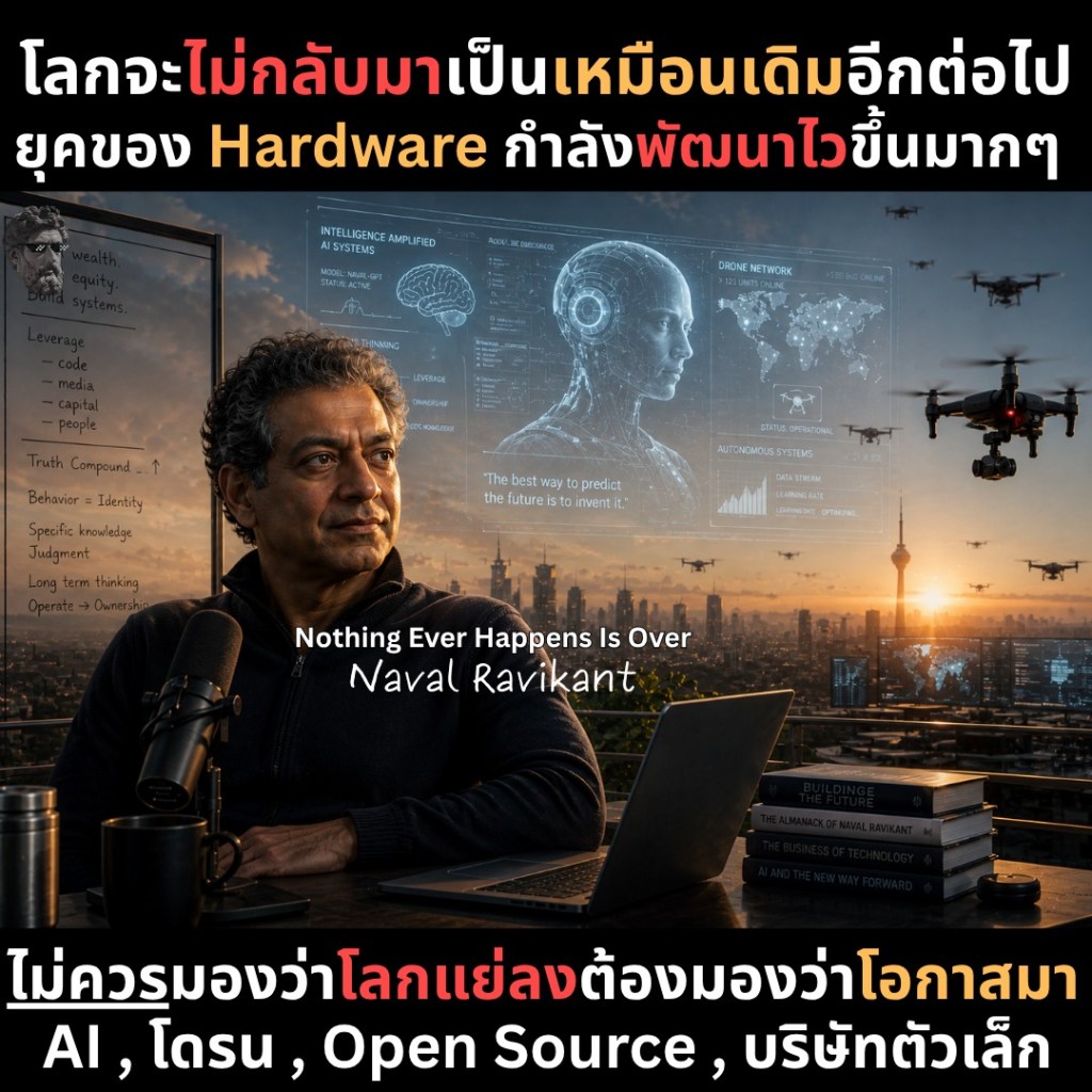 โลกจะไม่กลับมาเป็นเหมือนเดิมอีกต่อไป ยุคของ Hardware กำลังพัฒนาไวขึ้นมากๆ