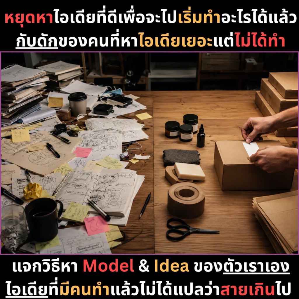 หยุดหาไอเดียที่ดีเพื่อจะไปเริ่มทำอะไรได้แล้ว กับดักของคนที่หาไอเดียเยอะแต่ไม่ได้ทำ